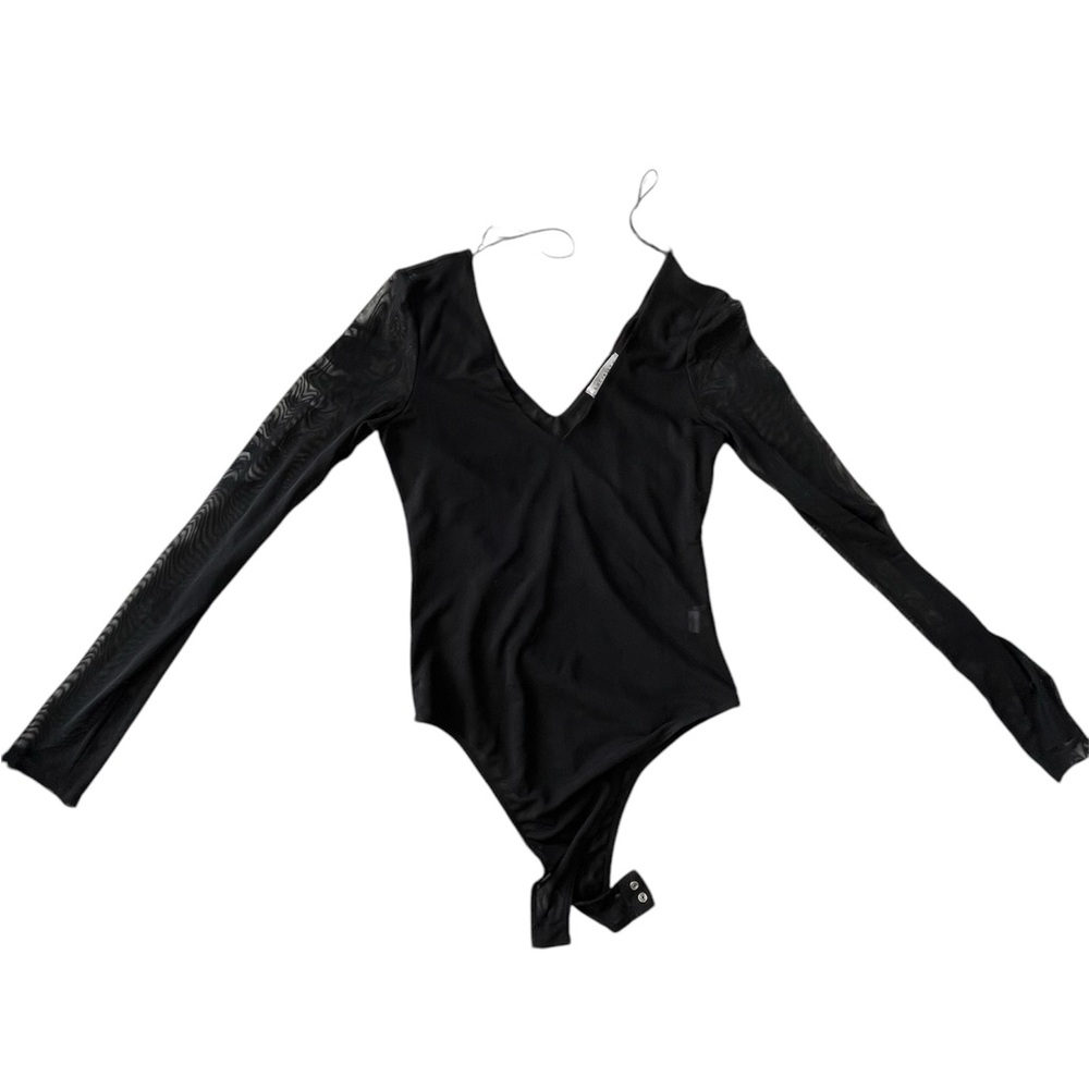 Socialite | Sheer Black Bodysuit
